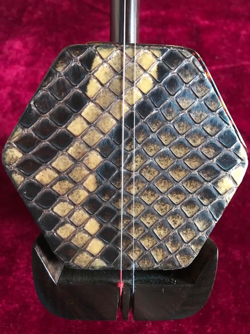 二胡★特選・明清・老紅木★錦蛇皮★古月琴坊・万其興製作★プロ級・演奏級★十年保証 古月琴坊 ER-4800 二胡 萬其興謹製 収蔵版 明清老紅木二胡